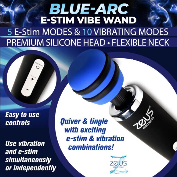 Blue-Arc E-Stim Vibrating Wand - Image 2