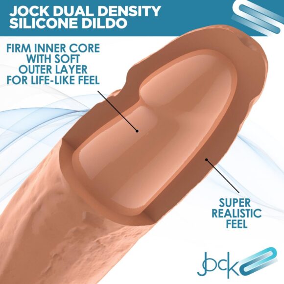 Ultra Realistic Dual Density Silicone Dildo - 8 Inch - Image 3